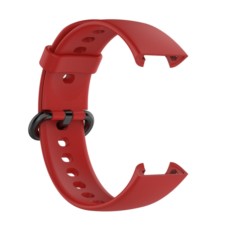 For Xiaomi Redmi Watch 2 Solid Color Silicone Strap Watch Band(Red) - Watch Bands by buy2fix | Online Shopping UK | buy2fix