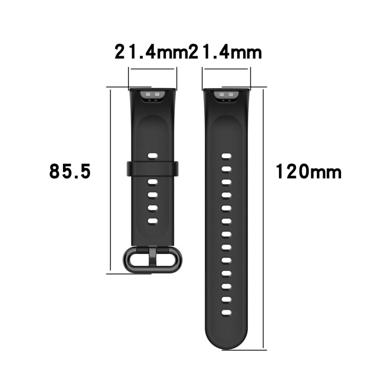 For Xiaomi Redmi Watch 2 Solid Color Silicone Strap Watch Band(Cherry Blossom Pink) - Watch Bands by buy2fix | Online Shopping UK | buy2fix