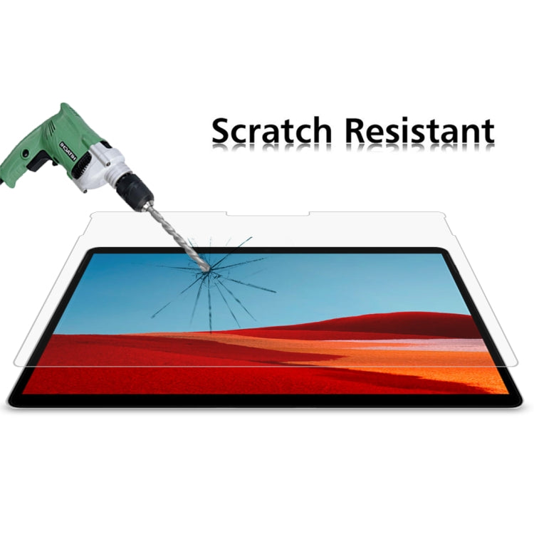2 PCS For Microsoft Surface Pro X 9H 0.3mm Explosion-proof Tempered Glass Film - Others by buy2fix | Online Shopping UK | buy2fix