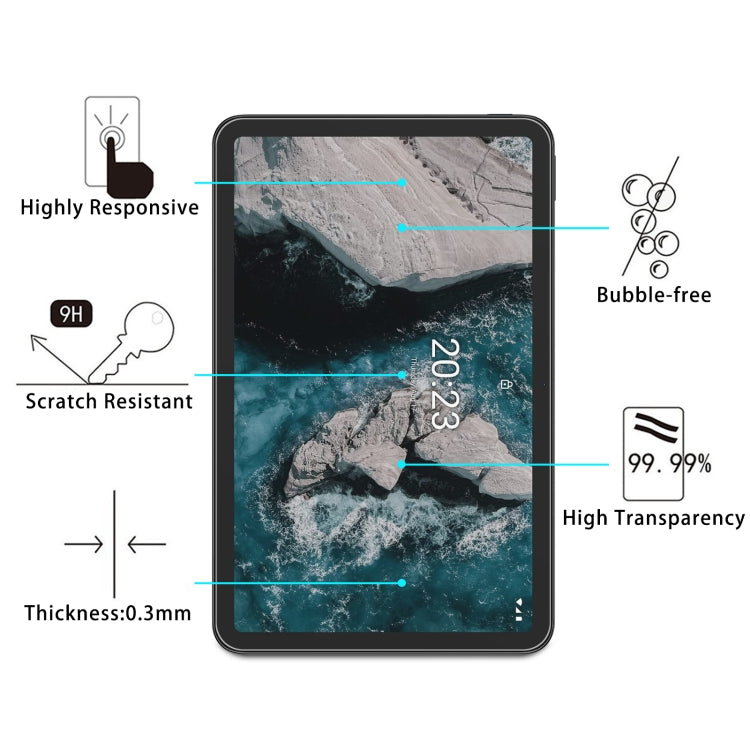 For Nokia T20 9H 2.5D Explosion-proof Tempered Tablet Glass Film - Others by DIYLooks | Online Shopping UK | buy2fix