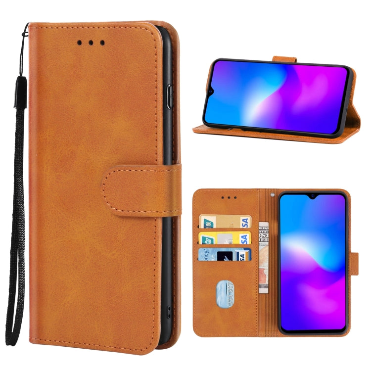 Leather Phone Case For Blackview A60 Pro(Brown) - More Brand by buy2fix | Online Shopping UK | buy2fix