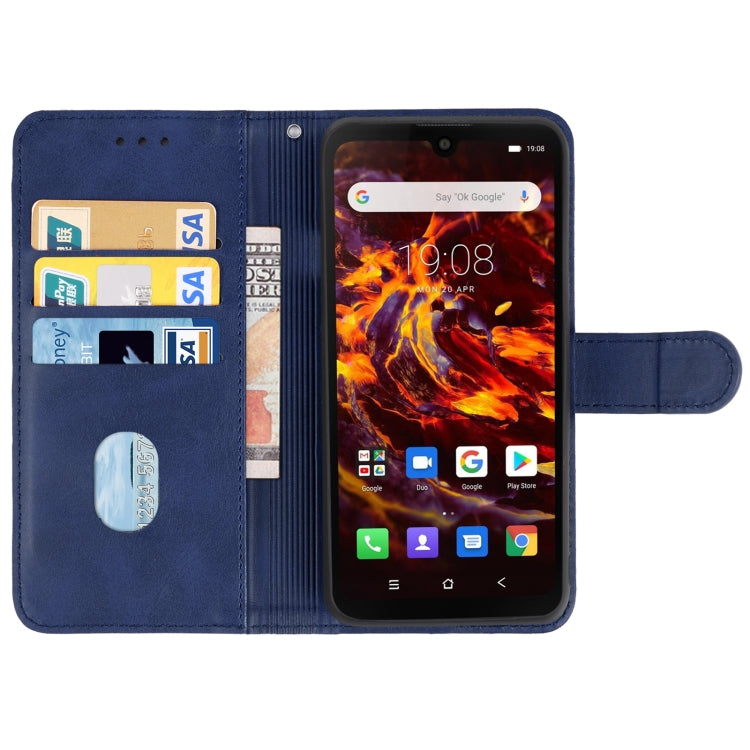 Leather Phone Case For Blackview BV6900(Blue) - More Brand by buy2fix | Online Shopping UK | buy2fix