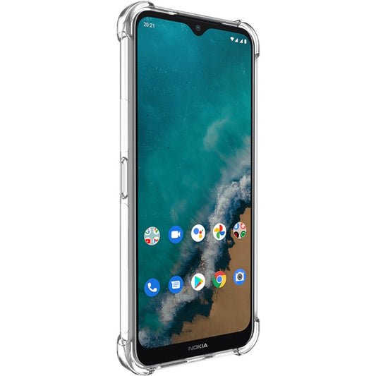 For Nokia G50 imak All-inclusive Shockproof Airbag TPU Phone Case with Screen Protector(Transparent) by imak
