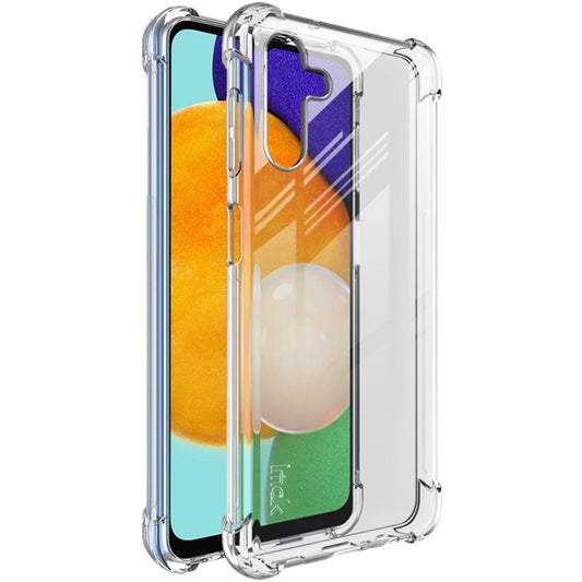 For Samsung Galaxy A13 5G imak All-inclusive Shockproof Airbag TPU Phone Case with Screen Protector(Transparent) - Galaxy Phone Cases by imak | Online Shopping UK | buy2fix