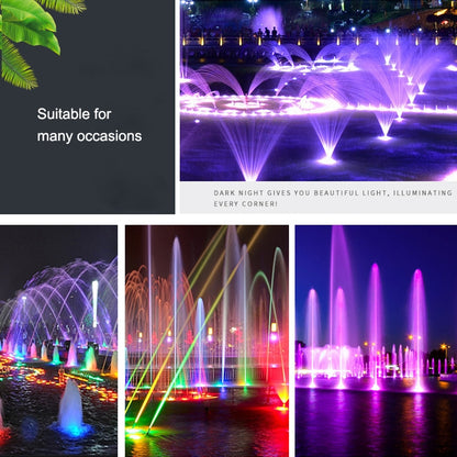 18W Landscape Colorful Color Changing Ring LED Aluminum Alloy Underwater Fountain Light(Colorful) - Underwater Lights by buy2fix | Online Shopping UK | buy2fix