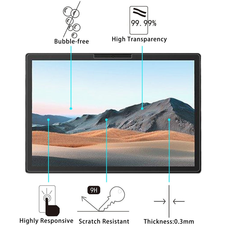 9H 2.5D Explosion-proof Tempered Tablet Glass Film For MicroSoft Surface Book 3 15 inch - Others by buy2fix | Online Shopping UK | buy2fix