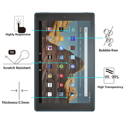 9H 2.5D Explosion-proof Tempered Tablet Glass Film For Amazon Kindle Fire HD 10 2019 - Others by buy2fix | Online Shopping UK | buy2fix