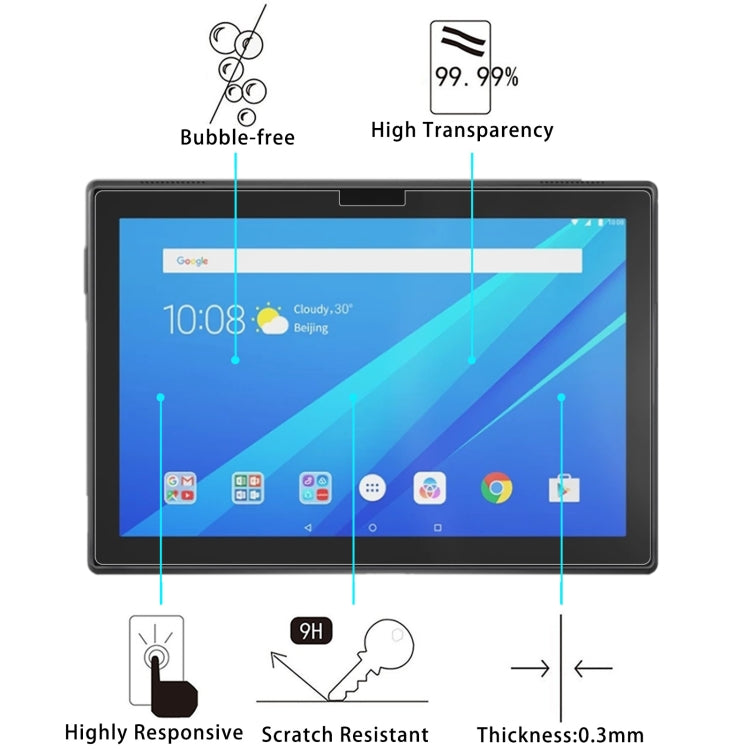 9H 2.5D Explosion-proof Tempered Tablet Glass Film For Lenovo Tab 10.1 X504F - Others by buy2fix | Online Shopping UK | buy2fix