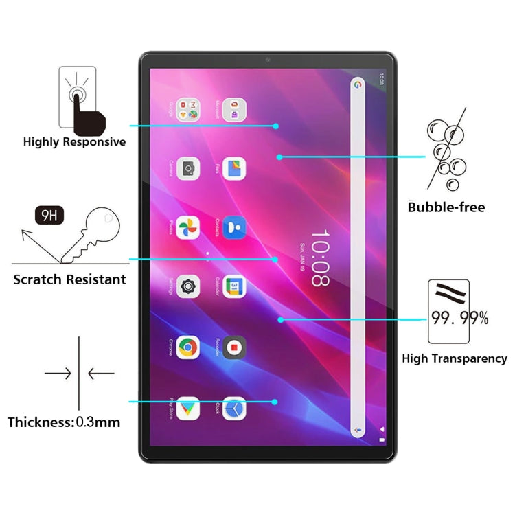 2 PCS 9H 2.5D Explosion-proof Tempered Tablet Glass Film For Lenovo K10 TB-X6C6X - Others by buy2fix | Online Shopping UK | buy2fix
