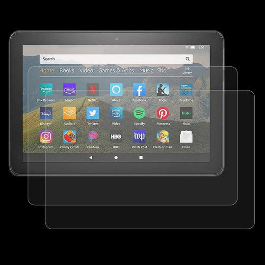 2 PCS/Pack 9H 2.5D Explosion-proof Tempered Tablet Glass Film For Amazon Kindle Fire HD 8 2020 / 2022