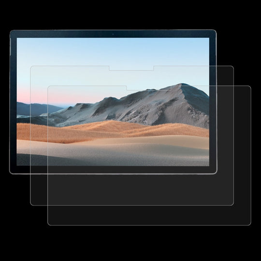 2 PCS/Pack 9H 2.5D Explosion-proof Tempered Tablet Glass Film For MicroSoft Surface Book 3 13.5 inch