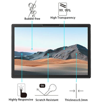 2 PCS 9H 2.5D Explosion-proof Tempered Tablet Glass Film For MicroSoft Surface Book 3 15 inch - Others by buy2fix | Online Shopping UK | buy2fix