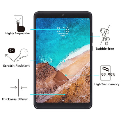 2 PCS 9H 2.5D Explosion-proof Tempered Tablet Glass Film For Xiaomi Mi Pad 4 - Others by buy2fix | Online Shopping UK | buy2fix