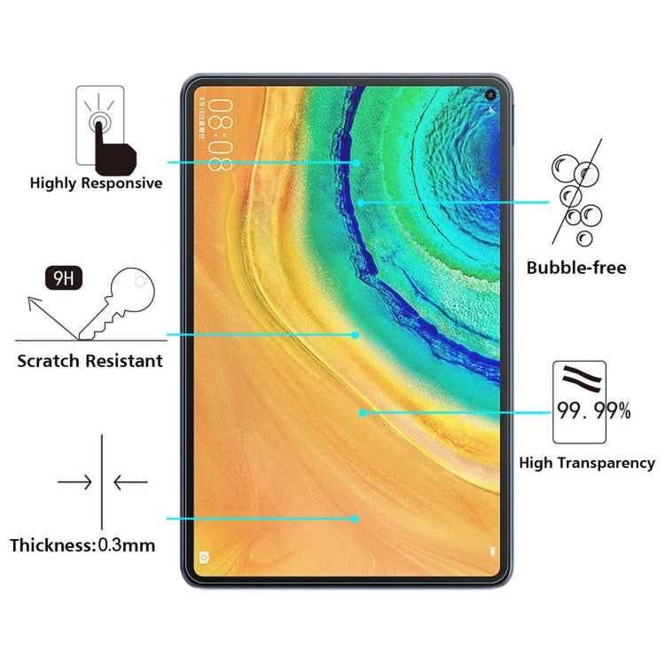 2 PCS 9H 2.5D Explosion-proof Tempered Tablet Glass Film For Huawei MatePad Pro 5G - For Huawei MediaPad by buy2fix | Online Shopping UK | buy2fix