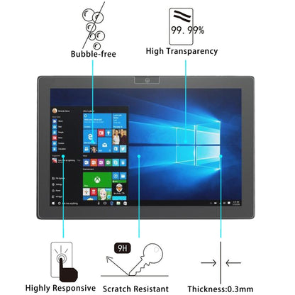 2 PCS 9H 2.5D Explosion-proof Tempered Tablet Glass Film For Lenovo ideaPad MIIX 510 - Others by buy2fix | Online Shopping UK | buy2fix