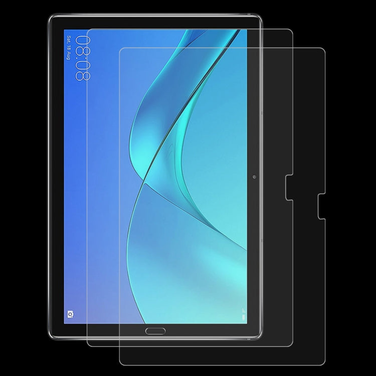2 PCS 9H 2.5D Explosion-proof Tempered Tablet Glass Film For Huawei MediaPad M5 10 Pro - For Huawei MediaPad by buy2fix | Online Shopping UK | buy2fix