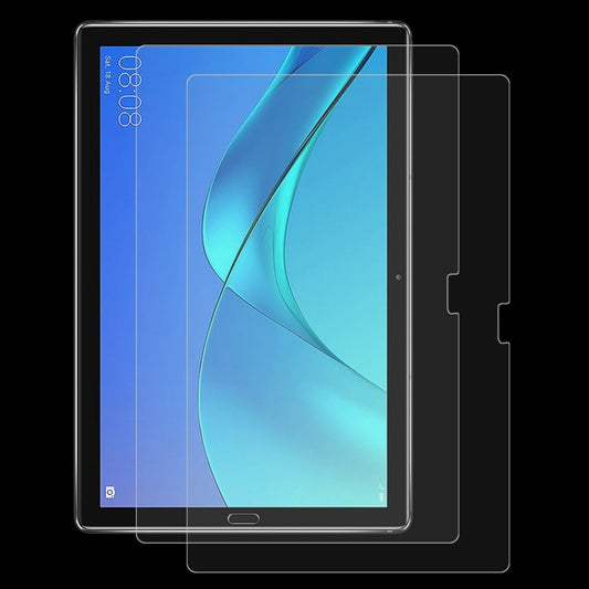 2 PCS 9H 2.5D Explosion-proof Tempered Tablet Glass Film For Huawei MediaPad M5 10 Pro - For Huawei MediaPad by buy2fix | Online Shopping UK | buy2fix