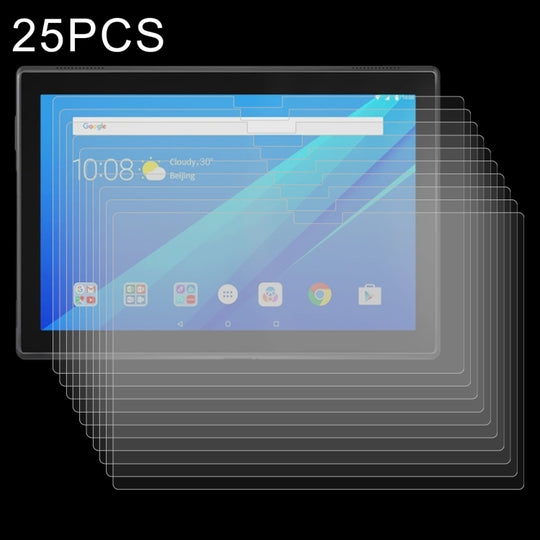 25 PCS/Pack 9H 2.5D Explosion-proof Tempered Tablet Glass Film For Lenovo Tab 10.1 X504F