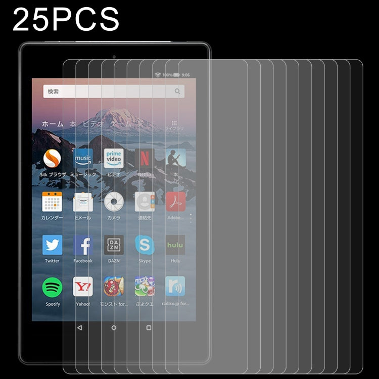 25 PCS 9H 2.5D Explosion-proof Tempered Tablet Glass Film For Amazon Kindle Fire HD 8 2018 - Others by buy2fix | Online Shopping UK | buy2fix
