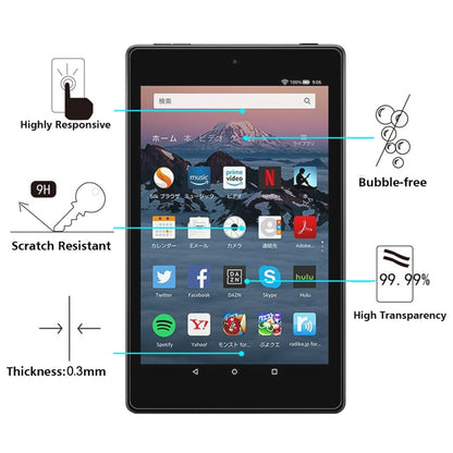 25 PCS 9H 2.5D Explosion-proof Tempered Tablet Glass Film For Amazon Kindle Fire HD 8 2018 - Others by buy2fix | Online Shopping UK | buy2fix