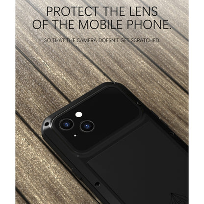 For iPhone 13 LOVE MEI Metal Shockproof Life Waterproof Dustproof Protective Phone Case(White) - iPhone 13 Cases by LOVE MEI | Online Shopping UK | buy2fix