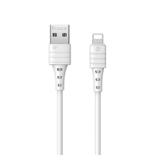 REMAX RC-179i 2.4A 8 Pin High Elastic TPE Fast Charging Data Cable, Length: 1m(White)