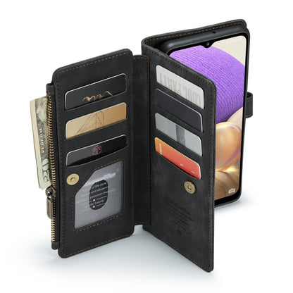 For Samsung Galaxy A32 5G CaseMe-C30 Multifunctional Horizontal Flip PU + TPU Phone Case(Black) - Galaxy Phone Cases by CaseMe | Online Shopping UK | buy2fix