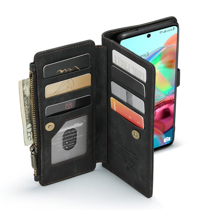 For Samsung Galaxy A71 4G CaseMe-C30 Multifunctional Horizontal Flip PU + TPU Phone Case(Black) - Galaxy Phone Cases by CaseMe | Online Shopping UK | buy2fix