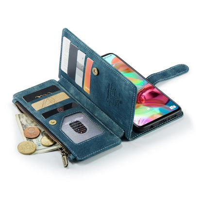 For Samsung Galaxy A71 4G CaseMe-C30 Multifunctional Horizontal Flip PU + TPU Phone Case(Blue) - Galaxy Phone Cases by CaseMe | Online Shopping UK | buy2fix