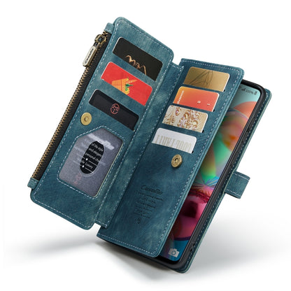 For Samsung Galaxy A71 4G CaseMe-C30 Multifunctional Horizontal Flip PU + TPU Phone Case(Blue) - Galaxy Phone Cases by CaseMe | Online Shopping UK | buy2fix