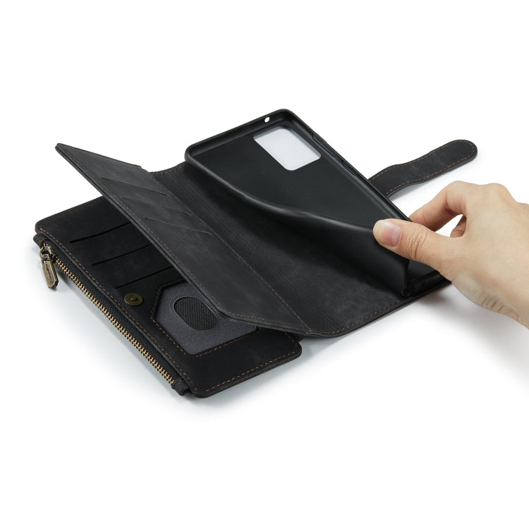 For Samsung Galaxy A72 CaseMe-C30 Multifunctional Horizontal Flip PU + TPU Phone Case(Black) - Galaxy Phone Cases by CaseMe | Online Shopping UK | buy2fix