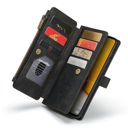 For Samsung Galaxy A72 CaseMe-C30 Multifunctional Horizontal Flip PU + TPU Phone Case(Black) - Galaxy Phone Cases by CaseMe | Online Shopping UK | buy2fix