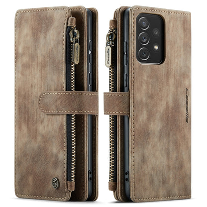 For Samsung Galaxy A72 CaseMe-C30 Multifunctional Horizontal Flip PU + TPU Phone Case(Brown) - Galaxy Phone Cases by CaseMe | Online Shopping UK | buy2fix
