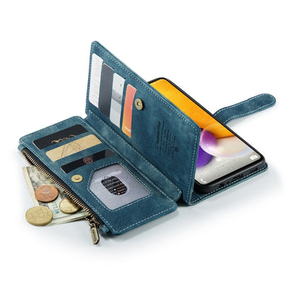 For Samsung Galaxy A72 CaseMe-C30 Multifunctional Horizontal Flip PU + TPU Phone Case(Blue) - Galaxy Phone Cases by CaseMe | Online Shopping UK | buy2fix