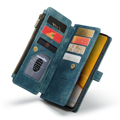 For Samsung Galaxy A72 CaseMe-C30 Multifunctional Horizontal Flip PU + TPU Phone Case(Blue) - Galaxy Phone Cases by CaseMe | Online Shopping UK | buy2fix