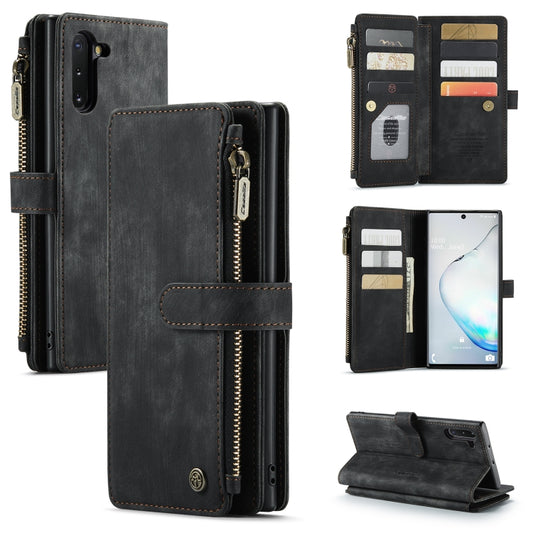 For Samsung Galaxy Note10 CaseMe-C30 Multifunctional Horizontal Flip PU + TPU Phone Case(Black) - Galaxy Phone Cases by CaseMe | Online Shopping UK | buy2fix