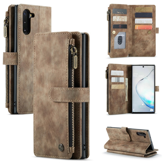 For Samsung Galaxy Note10 CaseMe-C30 Multifunctional Horizontal Flip PU + TPU Phone Case(Brown) - Galaxy Phone Cases by CaseMe | Online Shopping UK | buy2fix