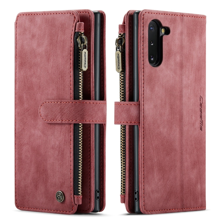For Samsung Galaxy Note10 CaseMe-C30 Multifunctional Horizontal Flip PU + TPU Phone Case(Red) - Galaxy Phone Cases by CaseMe | Online Shopping UK | buy2fix