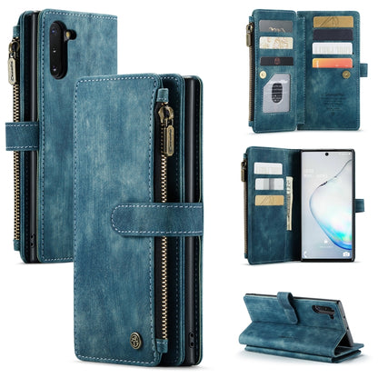 For Samsung Galaxy Note10 CaseMe-C30 Multifunctional Horizontal Flip PU + TPU Phone Case(Blue) - Galaxy Phone Cases by CaseMe | Online Shopping UK | buy2fix