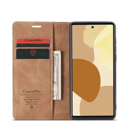 For Google Pixel 6 CaseMe 013 Multifunctional Horizontal Flip Leather Phone Case with Card Slot & Holder & Wallet(Brown) - Google Cases by CaseMe | Online Shopping UK | buy2fix