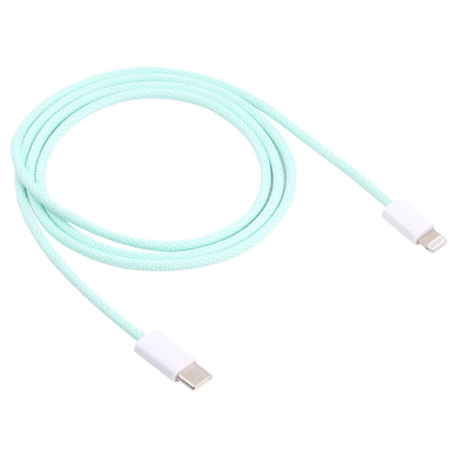 12W PD USB-C / Type-C to 8 Pin Data Cable, Cable Length: 1m(Green) - 2 in 1 Cable by buy2fix | Online Shopping UK | buy2fix