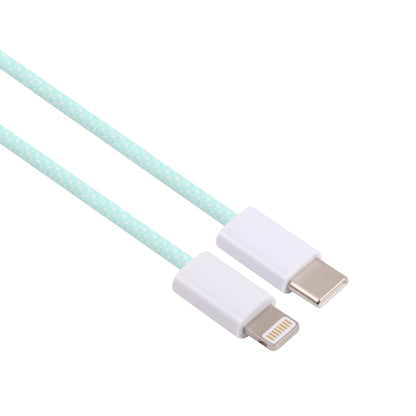 20W PD USB-C / Type-C to 8 Pin Data Cable, Cable Length: 1m(Green) - 2 in 1 Cable by buy2fix | Online Shopping UK | buy2fix