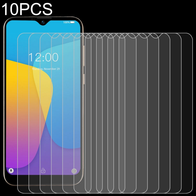 10 PCS 0.26mm 9H 2.5D Tempered Glass Film For Doogee Y8C by buy2fix