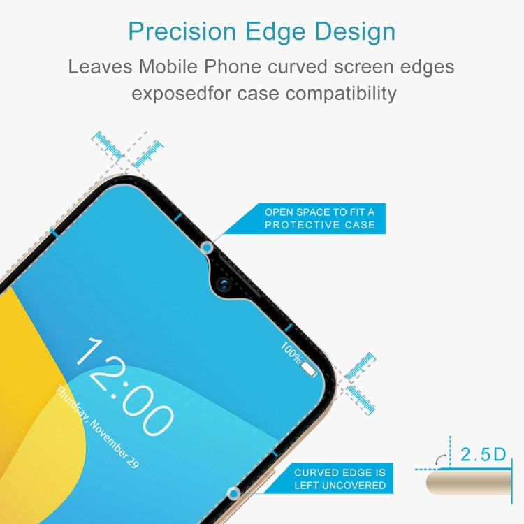 10 PCS 0.26mm 9H 2.5D Tempered Glass Film For Doogee Y8C by buy2fix