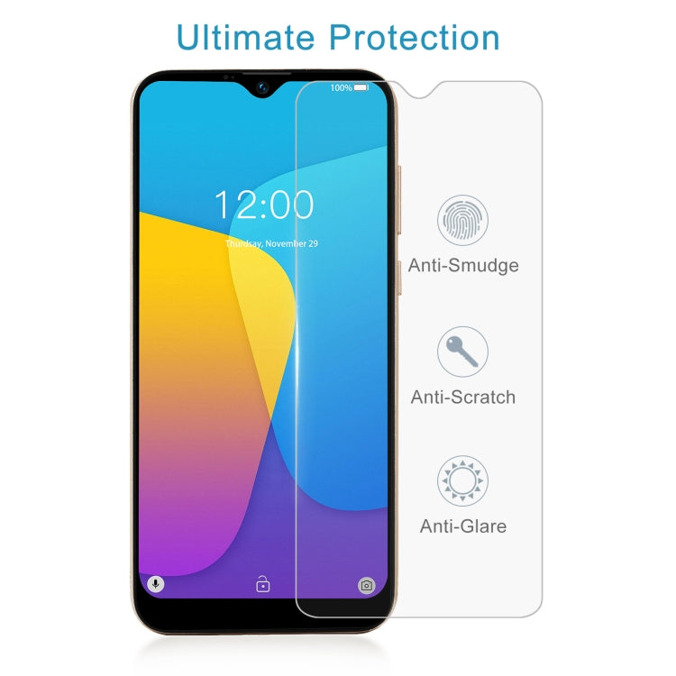 10 PCS 0.26mm 9H 2.5D Tempered Glass Film For Doogee Y8C by buy2fix