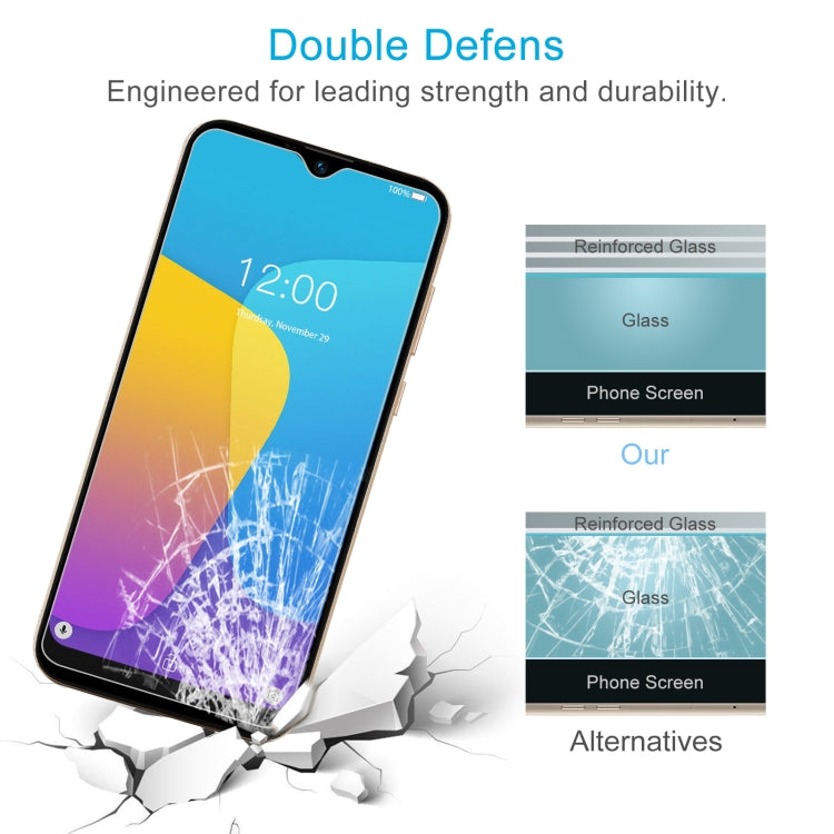 10 PCS 0.26mm 9H 2.5D Tempered Glass Film For Doogee Y8C by buy2fix
