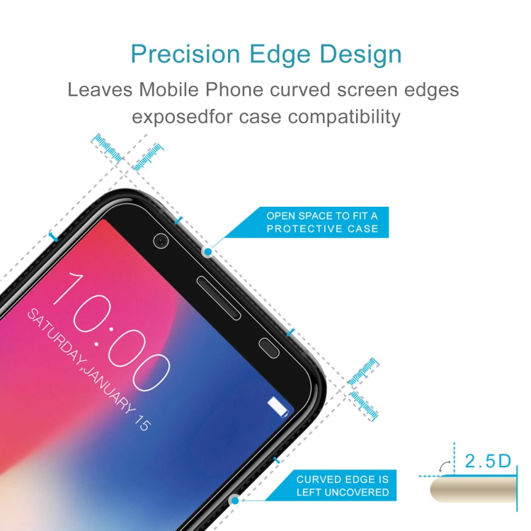 10 PCS 0.26mm 9H 2.5D Tempered Glass Film For Doogee X55 - For Doogee by buy2fix | Online Shopping UK | buy2fix