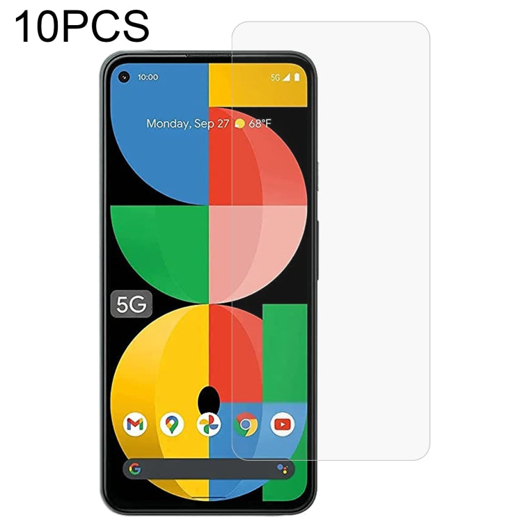 10 PCS 0.26mm 9H 2.5D Tempered Glass Film For Google Pixel 5a - Google Tempered Glass by buy2fix | Online Shopping UK | buy2fix