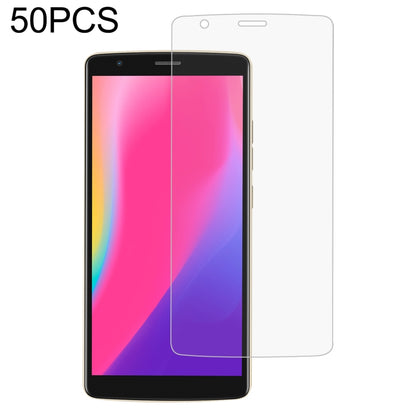 50 PCS 0.26mm 9H 2.5D Tempered Glass Film For Blackview A20 Pro - For Blackview by buy2fix | Online Shopping UK | buy2fix