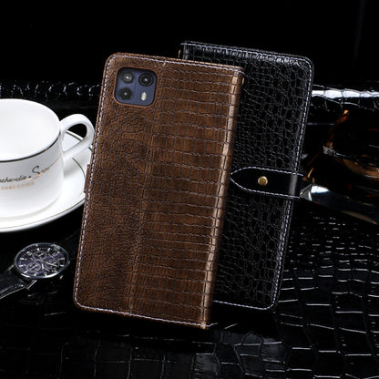 For Motorola Moto G50 5G idewei Crocodile Texture Horizontal Flip Leather Case with Holder & Card Slots & Wallet(Dark Blue) - Motorola Cases by idewei | Online Shopping UK | buy2fix